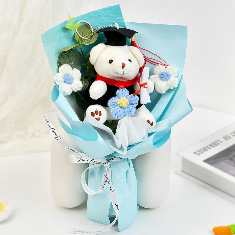 Hello Kitty Cartoon Plush Bouquet Anime Rose Flowers Doll Home Wedding Decoration Christmas Valentine's Day Gift