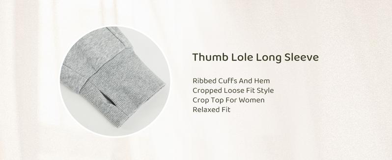 FISOEW Womens Sweatshirts Half Zipper Crop Pullover Funnel Neck Fleece Lined Zip Up Long Sleeve Tops Thumb Hole Hoodie Casual hoodies women parke mockneck sweatshirt essential hoodies sweatshirts FallFreshness Fit Athletic bistro ditch masked hoodie