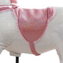 Linor Unicorn Ride on Toy for Girls 4 to 8 Years, Soft Plush Horse Riding with Steering Handle, Weight Capacity 165 LBS, No Batteries or Electricity Cute Play Linor Unicorn Ride on Toy for Girls 4 to 8 Years, Soft Plush Horse Riding with Steering Handle, Weight Capacity 165 LBS, No Batteries or Electricity Cute Play