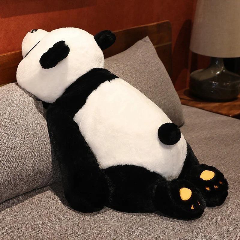 50cm Giant Panda Plush Toys Soft Sleep Pillow Cartoon Animal Bear Stuffed Baby Doll Classic Kids Birthday Christmas Gifts