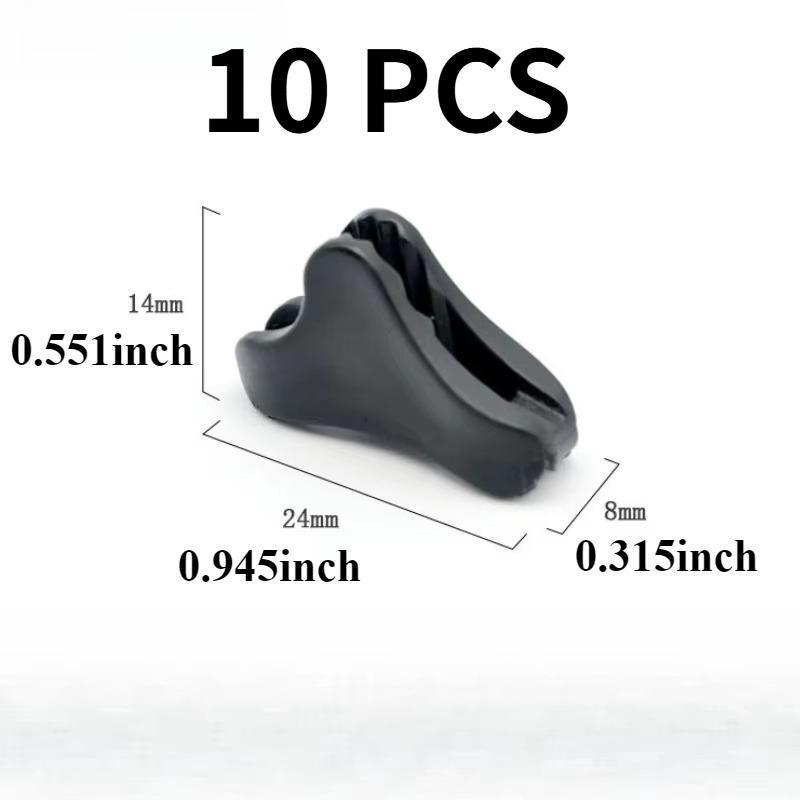 10PCS Tent Awning Rope Fastener Wind Rope Buckles riple-Cornered Cord Tightener Camping Tent Stopper ﻿Non-Slip Car Interior Decoration