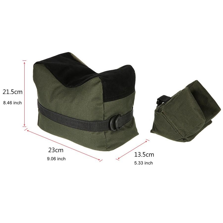 Tactical Shooting Rest Bag, Unfilled Front and Back Sandbag Support Stand, Suitable for Hunting, 600D Nylon Material, Empty State
