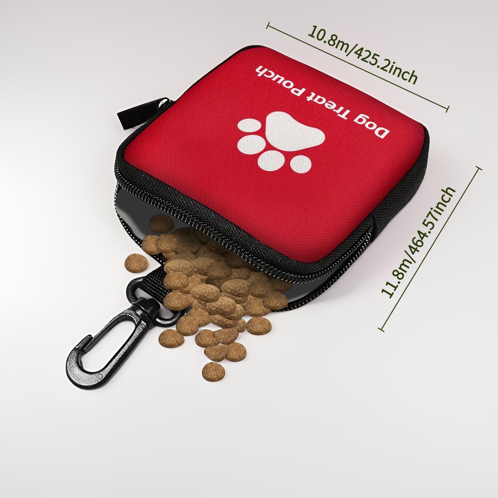Pocket-sized dog food bag | One clip and go, clean and tidy! Ideal for daily training and as a reward bag for dogs