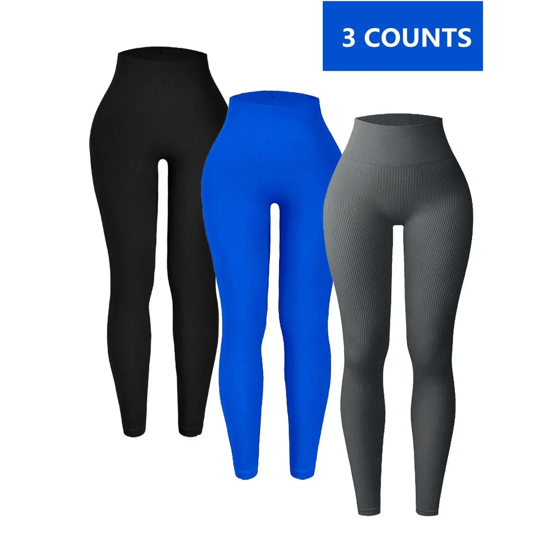 black + gray + sapphire blue
