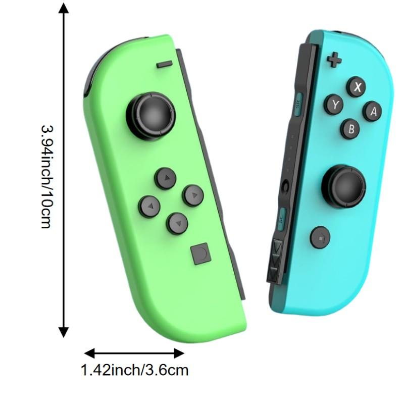 Wireless Controller for Game Handheld, Compatible with Switch Lite Oled, Dual Vibration Function, Cool Replacement Accessory, Game Pad