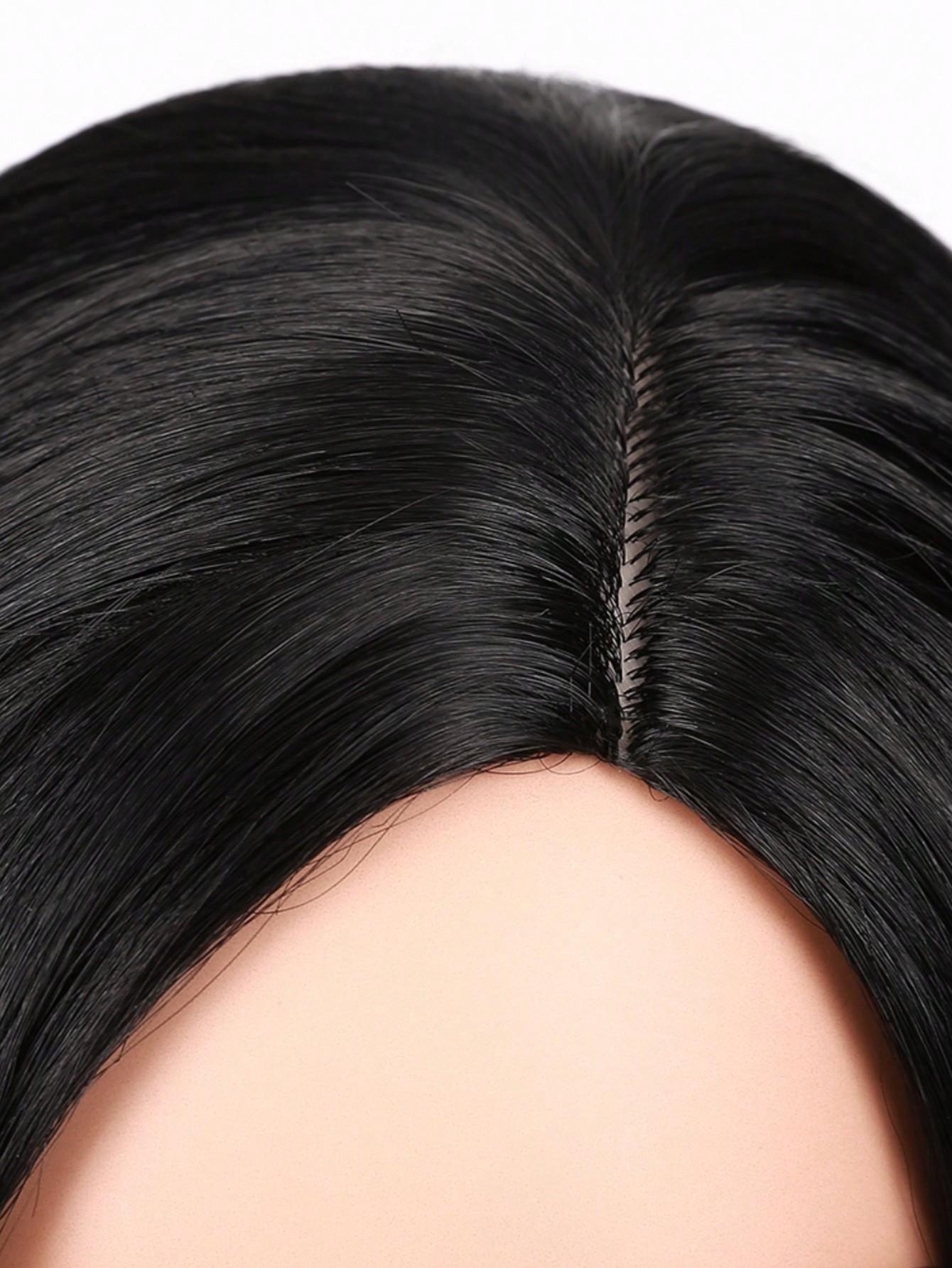1 Pcs Short Bob Wig Bowl Cut Wig, Synthetic Wigs for Women, Daily Date Vacation Use, Ombre, All Seasons