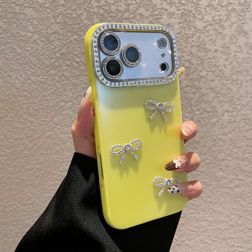 New Limited-Edition Luxury Diamond-Encrusted Large Window Phone Case For iPhone 17 16 15 14 13 Pro Max – Exquisite Butterfly-Inspired Shock-Resistant Protective Case