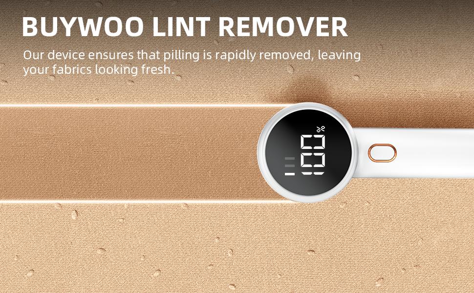 [Buy 1 Get 1]2026 New Lint Remover Free 6 Spare Blades Cordless Fabric Shaver Rechargeable Portable Sweater 3 Speeds Digital LED Display for Clothes Furniture Sweater Couch Blanket