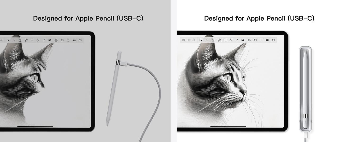 USB-C Charging Dock for Apple Pencil 3 (USB-C) & 2&1 Smartphone Cellphone