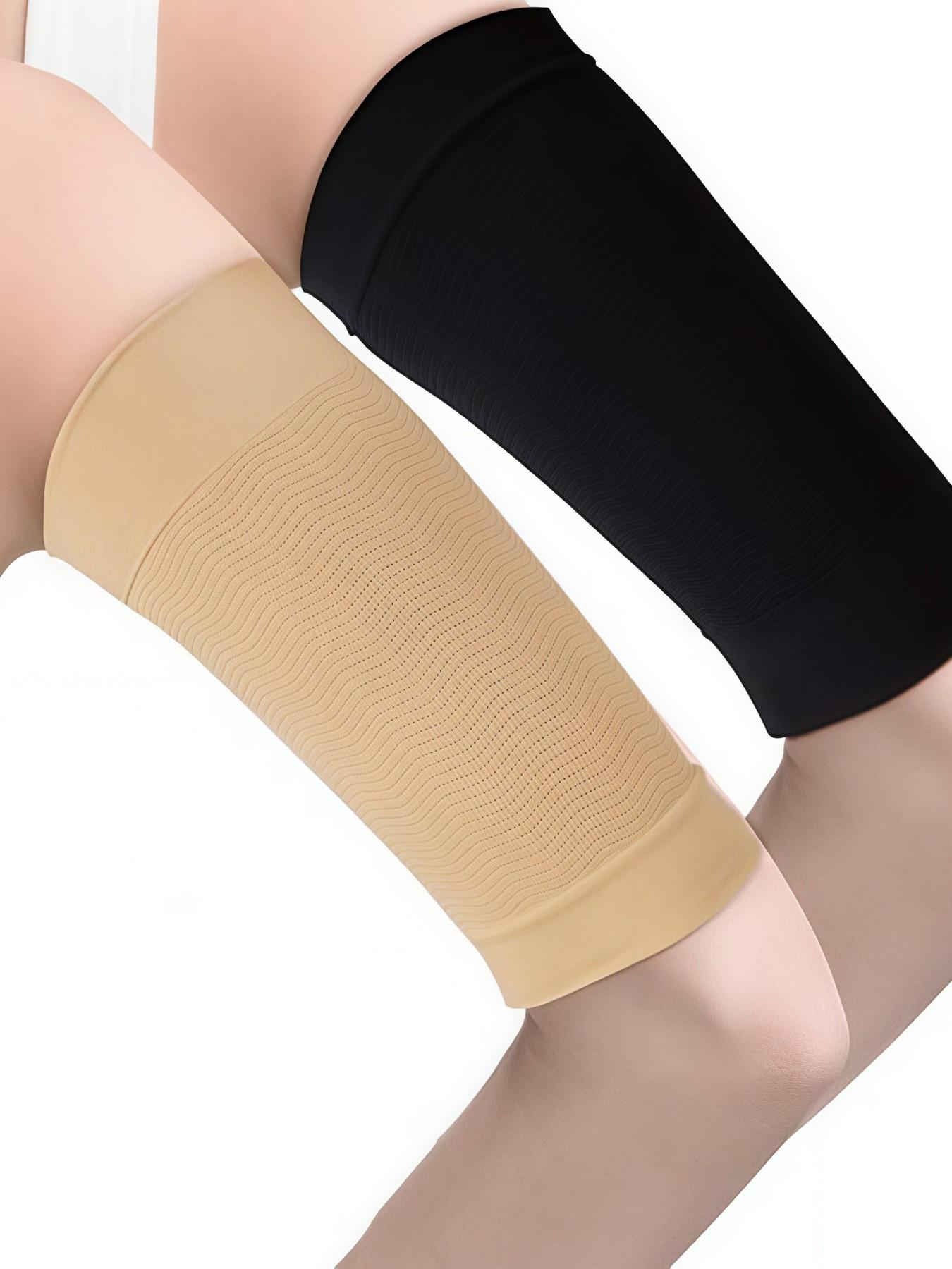 2 pairs of slim arm sleeves, Compression arm shaper, elastic compression shaping arm sleeves, women's sports arm support sleeves, universal slim arm shaping sleeves, improves upper arm looseness and love handles, suitable for shaping, sun protection