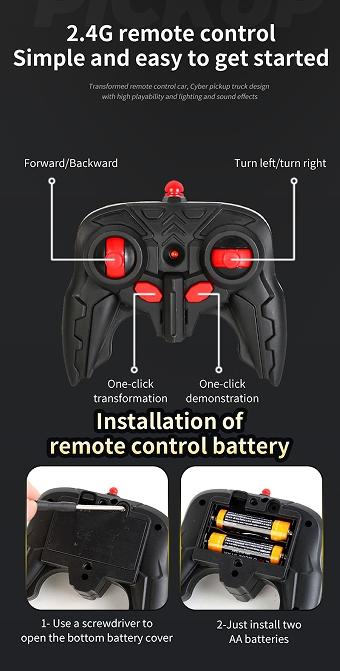 Cool Remote Control Transformable Car, Tesla Model S Replica, One Button Transformation, Rechargeable Battery, Gift Box Included