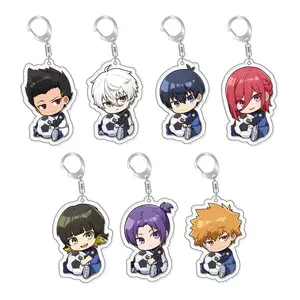Blue Lock Acrylic Keychain Seiichi Hiori Bachira Meguru Chigiri Hyoma Kunigami Rensuke Anime Cosplay Accessories