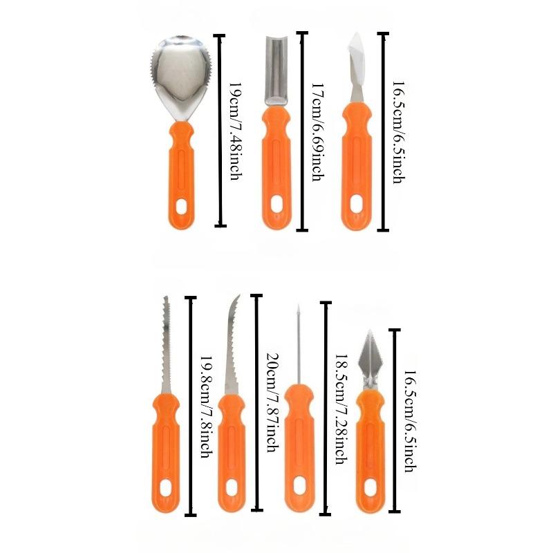 1set Pumpkins Carving Knife Set Handcrafted Carving Tools Pumpkins Fruit Vegetables Ideal for Wedding Birthday Christmas Preparations