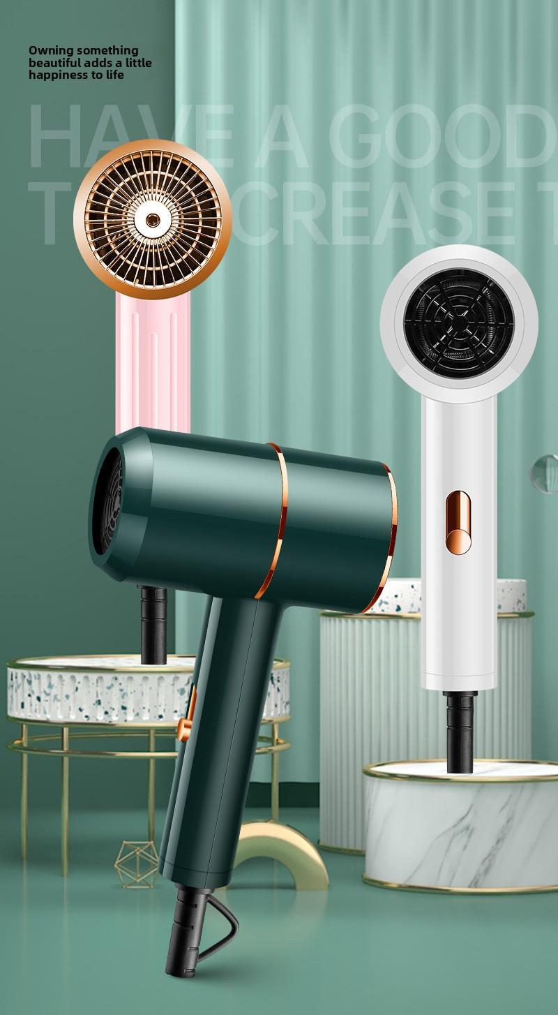 Hair dryer with hot and cold air for student dormitories, cross-border, high-power, suitable for hair salons and home use, with blue light feature