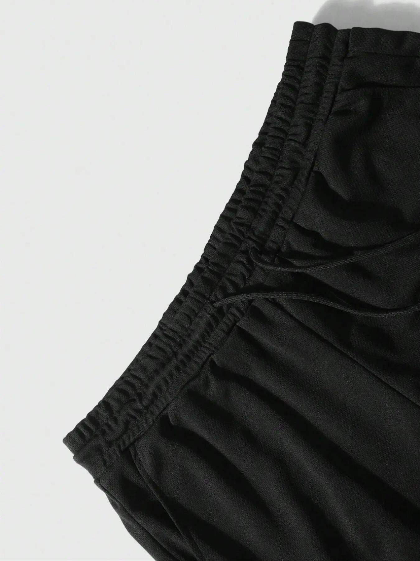 Two-Piece Set Men's Hooded Graphic Tank Top & Shorts Set, Regular Fit Casual Sleeveless Top & Shorts, Men's Clothing Set for Summer