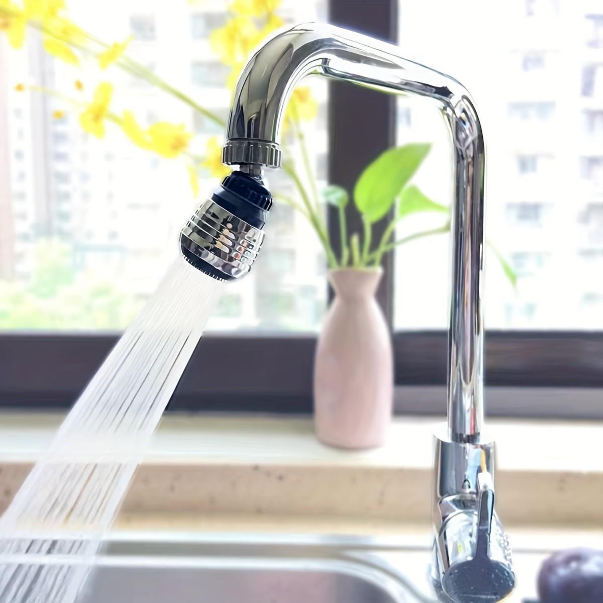 Adjustable Kitchen Faucet Aerator Set, Filtered Water Spout, Oxygenating Shower Head, Splash Proof, Effective Water Saving Home Accessory