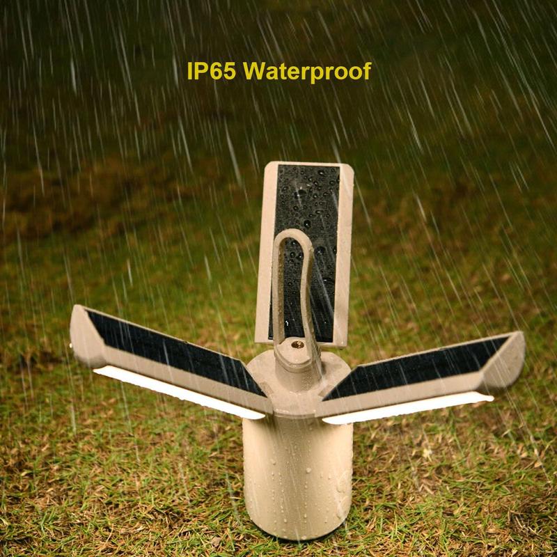 JINHODY Camping Lantern, 8000mAh Rechargeable, LED Lantern for Power Outages, 4000LM Solar Lantern Camping Lights for Hanging Tent, Indoor Outdoor Home Emergency, USB Charging, Flashlight, 3 Lighting