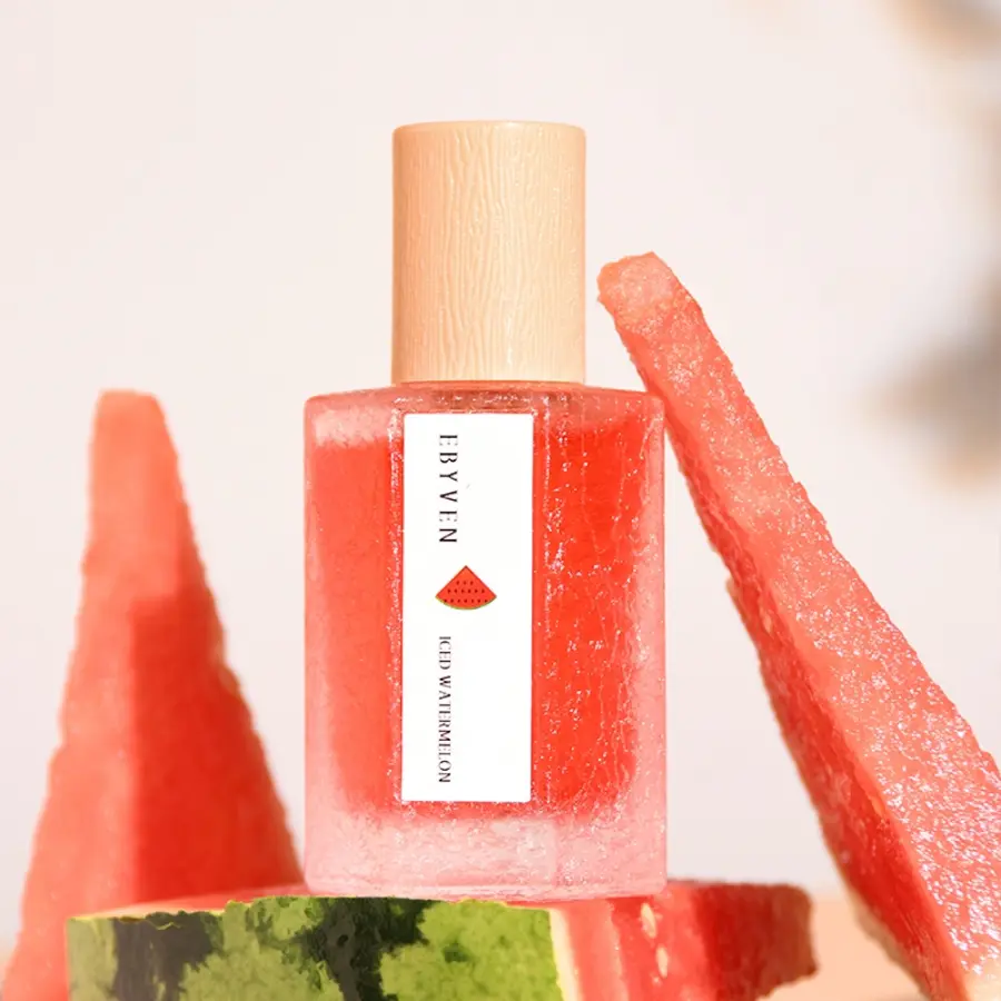 Ebyven Fruit Series Perfume for Women, Watermelon Scented Fragrance, Summery Scent, Peach & Lychee Notes, Long-Lasting Fresh Sweet Aroma