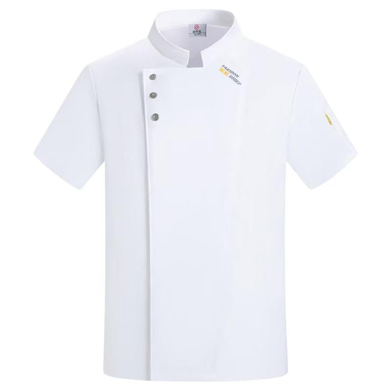 [Chef Uniform Four Colors] A Chef's Uniform Available in Four Colors, Featuring Pockets Suitable for Kitchen Baking And Restaurant Chef Work