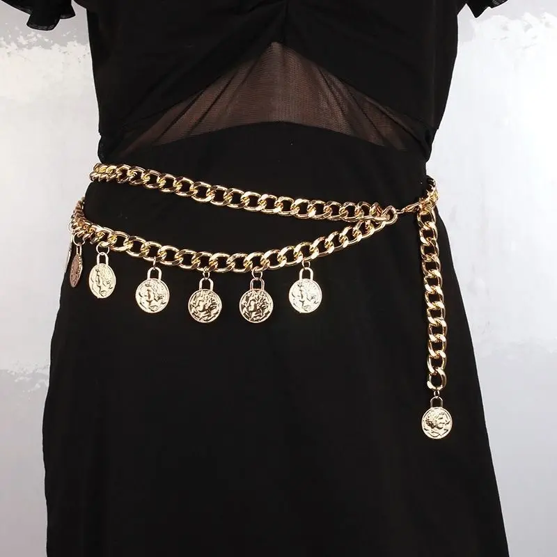LY-Gold Metal Man Like Coins - lumbar 