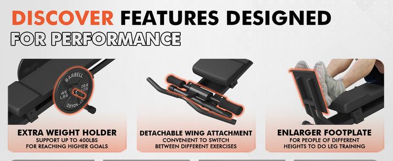 Total Home Gym with Detachable Footplate,Swing Attachment and Weight Holder,Versatile Total Body Training Machine for Home Gym Workout Total Home Gym with Detachable Footplate,Swing Attachment and Weight Holder,Versatile Total Body Training Machine for Home Gym Workout