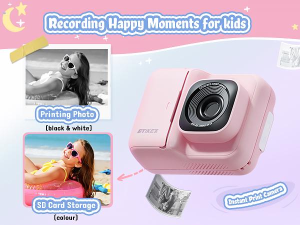 Instant Print Camera for Kids, HD Digital Camera, Christmas Birthday Gifts for Kids, Portable Toy Camera with 32GB SD Card & 3 Rolls Printing Paper, Instant Print Camera for Kids, HD Digital Camera, Christmas Birthday Gifts for Kids, Portable Toy Camera with 32GB SD Card & 3 Rolls Printing Paper,