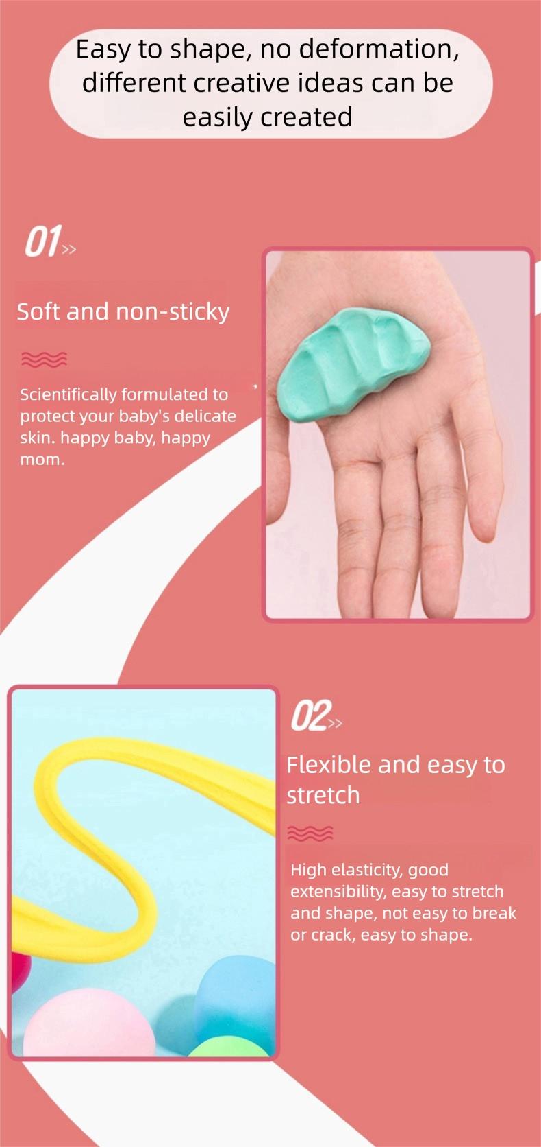 Ultra-light Clay Playdough Toy Space Clay Plasticine Clay Set