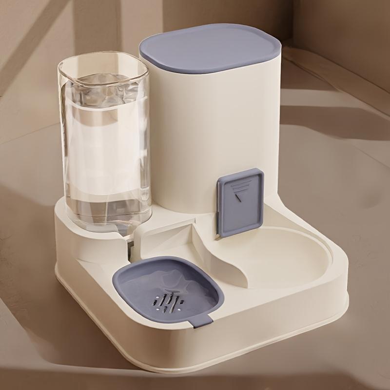 Pet 2-in-1 feeding and water dispenser, automatic feeding and continuous water dispenser, cat feeding and water dispenser, suitable for cats and dogs Pet 2-in-1 feeding and water dispenser, automatic feeding and continuous water dispenser, cat feeding and water dispenser, suitable for cats and dogs