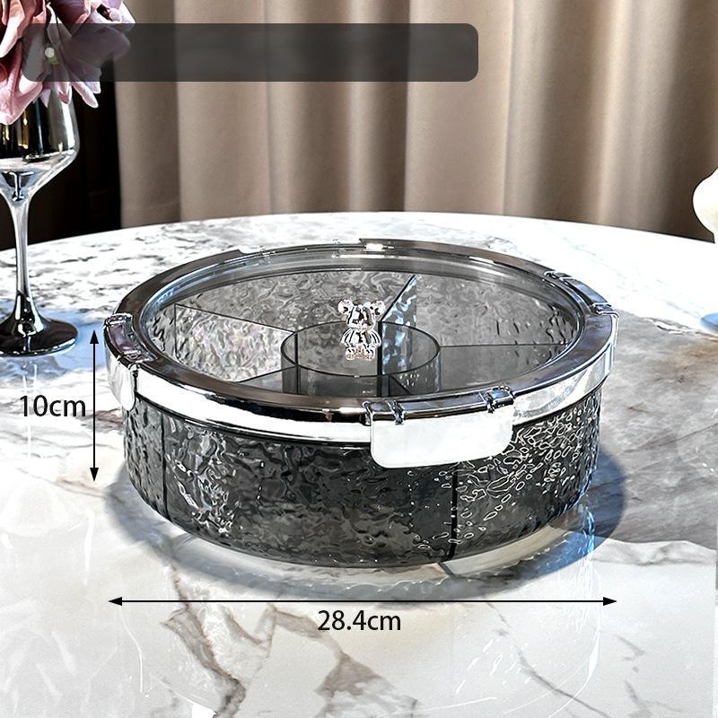 A Best Snack tray , Luxury Home Use, Living Room Coffee Table Snack Organizer, Snack Containers, Candy Nut Storage Box, Space-Saving Solution