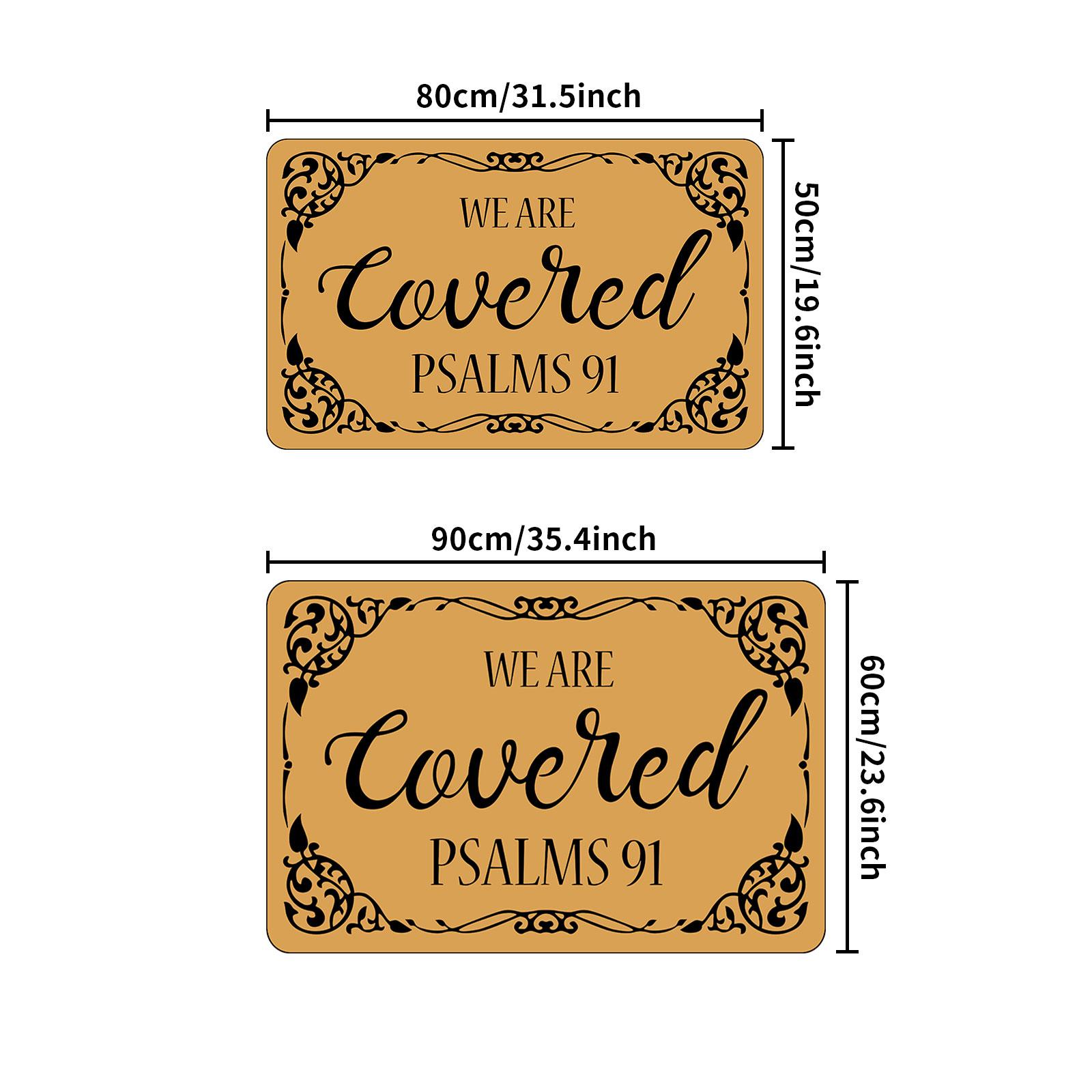 Letter Pattern Door Mat, Boho Style Non-slip Floor Mat, Rectangle Decorative Carpet for Home Living Room Bedroom Kitchen, Home Decor, Household Decorative Rug