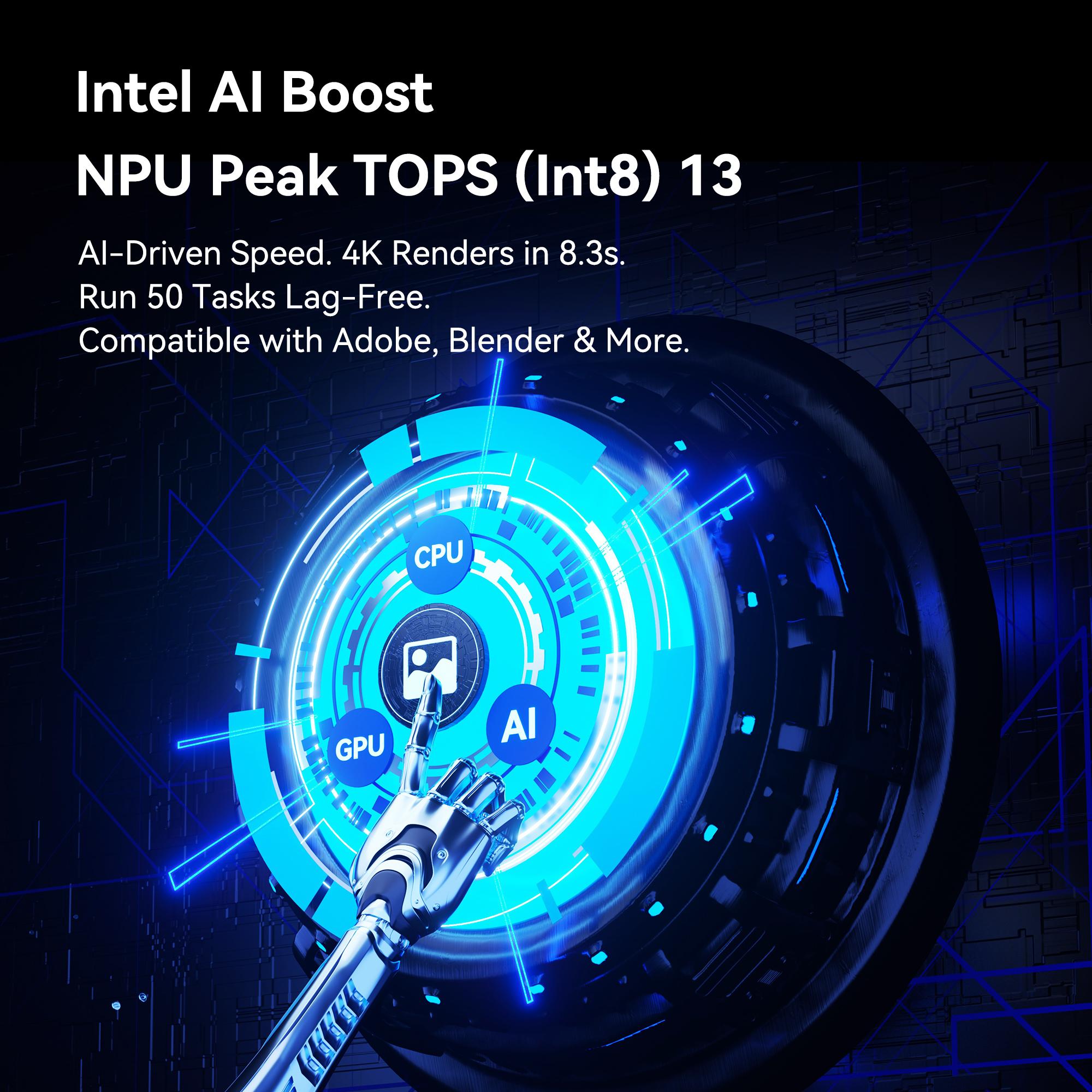 GEEKOM 2025 New Upgraded IT15 Mini PC Windows 11 Pro, with 15th Gen Intel U9-285H (Up to 5.4GHz), 32GB DDR5 Dual-Channel RAM & 2TB NVMe SSD (Expandable), 8K/Quad Display/WiFi 7/BT 5.4/Real-time AR Student Computer chrismas gift