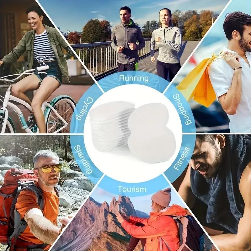 20 Pcs Underarm Sweat Absorbing Pads, Summer Anti-Sweat Breathable Invisible Deodorant Patches, Comfortable and Discreet Sweat Control