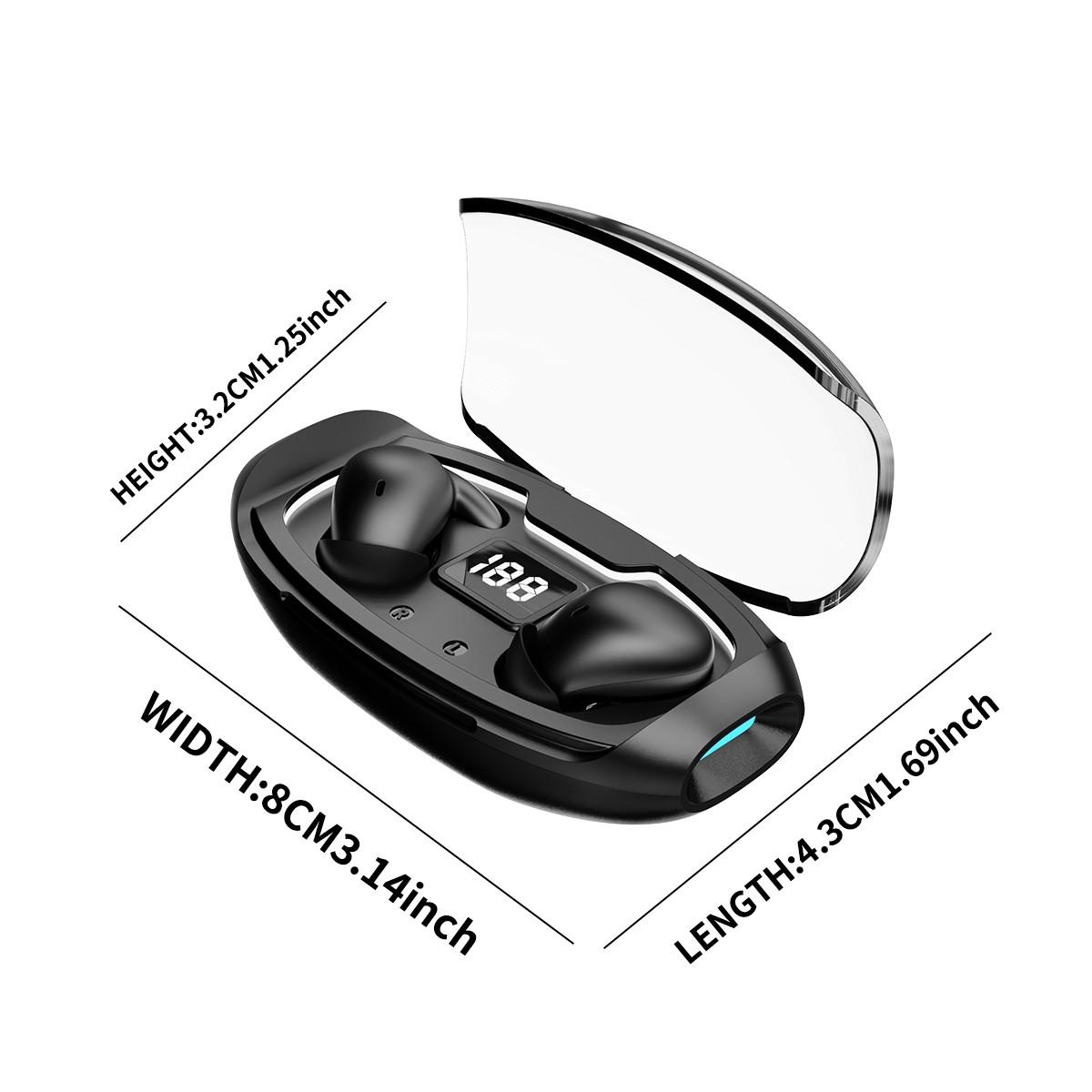 New True Wireless Earbuds with Custom Equalizer, Touch Control, 20-Hour Battery Life, Compatible with iPhone and Android, Compact Design