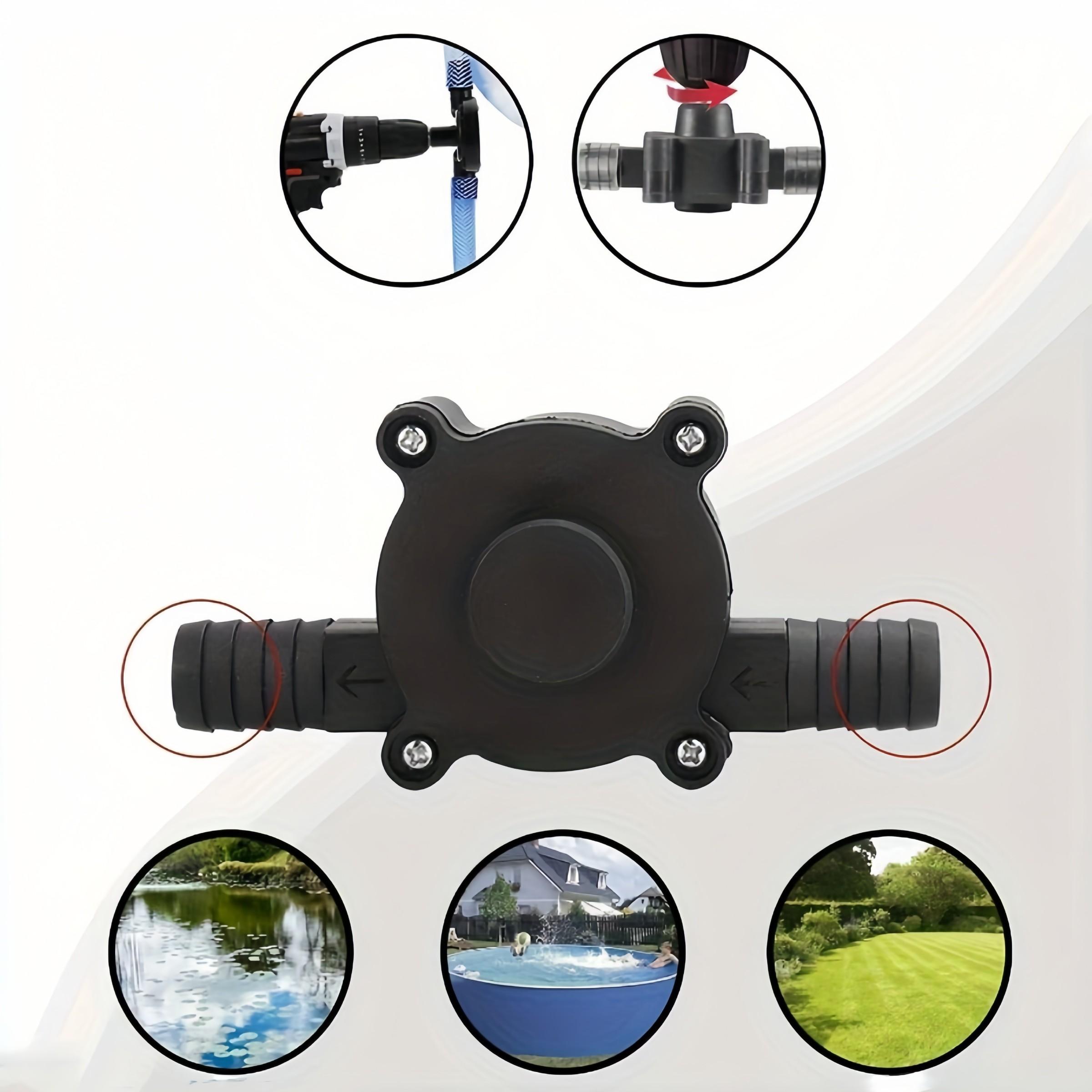 Portable Manual Liquid Pump, Durable Multi-Use Water Oil Pump, Garden Construction Agriculture Connector, Well Pond Basement Bucket Drill Electric Hand Pump, Liquid Transfer Pump, Handheld Pump