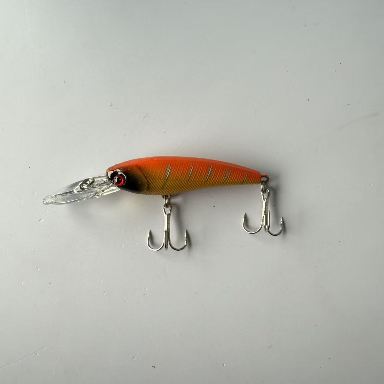 Large brand replica, popular, 1pcs, long tongue Xiaomi Nuo Xiang Zhu floating waterway sub hard bait fake bait, suitable for freshwater and seawater fishing accessories fishing gear supplies