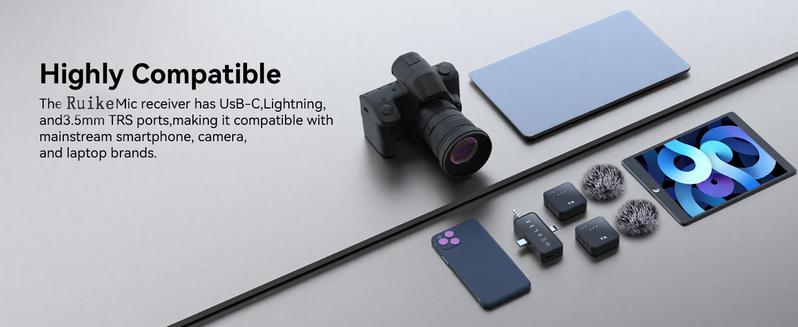 3 in 1 Mini Wireless Lavalier Microphone, 3 in 1 Microphone for iPhone/Android/Camera, 328ft Transmission, 18H Battery Life, Mini Microphone for Record Interview, Vlogs, YouTube, Tiktok,Built-in Enhanced Intelligent Noise-Canceling Technology. 3 in 1 Mini Wireless Lavalier Microphone, 3 in 1 Microphone for iPhone/Android/Camera, 328ft Transmission, 18H Battery Life, Mini Microphone for Record Interview, Vlogs, YouTube, Tiktok,Built-in Enhanced Intelligent Noise-Canceling Technology.