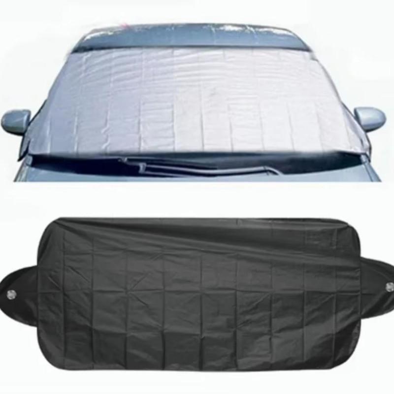 Foldable Car Sunshade Windshield Protector, Protects Snow, Sunlight, Rain, Easy Installation and Removal, Essential Car Accessory