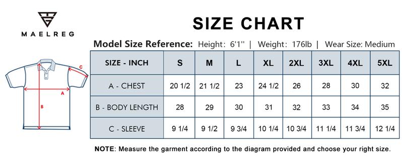 MAELREG Men's golf polo shirt, contrast lapel casual shirt, Printed short sleeves polo collar T-shirt, men's outdoor Athletic Top, Menswear