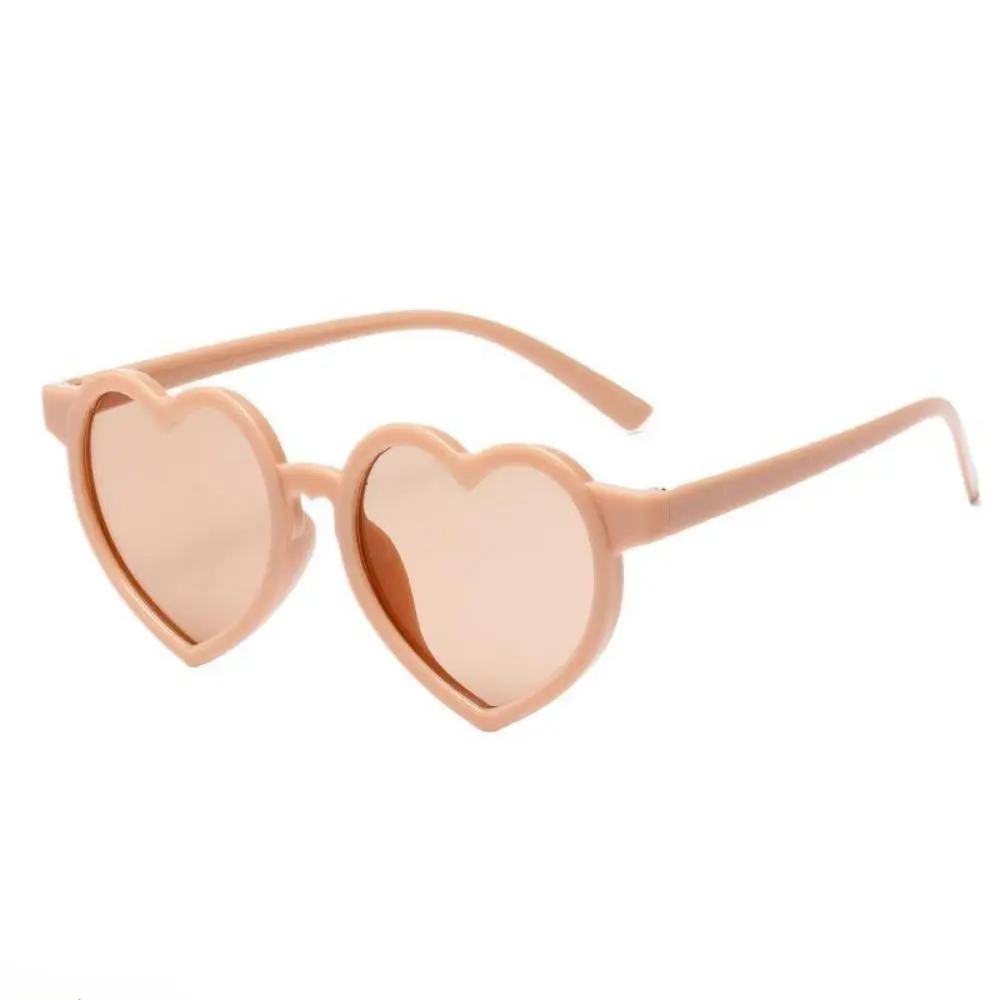 Unisex Heart Shaped Sunglasses, Trendy Rimless Design with Translucent Candy Color PC Lenses, Lightweight UV400 Protection for Parties, Integrated Hearts, Casual, Polycarbonate, Hip Hop, Music Festival, Bright Soft Visual Effect, Exclusive Photo Props, Uv