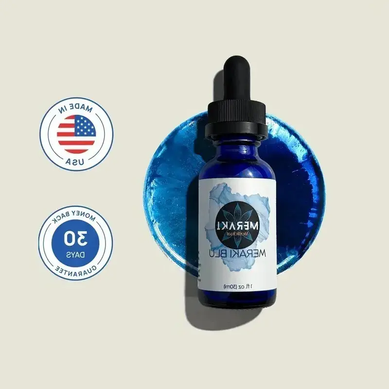 Meraki Blu USP Grade Methylene Blue 150mg Capsules for Wellness & Skin Health
