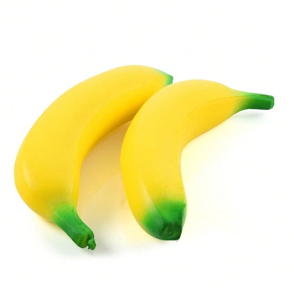 Slow Rebound Realistic Banana, Banana Pulp, Peeled Banana, Anti-Pressure Fruit Shaped Squeeze Toy, Fun, Stress Relief, Gag Toy, Photography Prop, Soft Plush Toy, Interesting Adult Women's Toy, Relieve Hand Sensory, Gift For Women