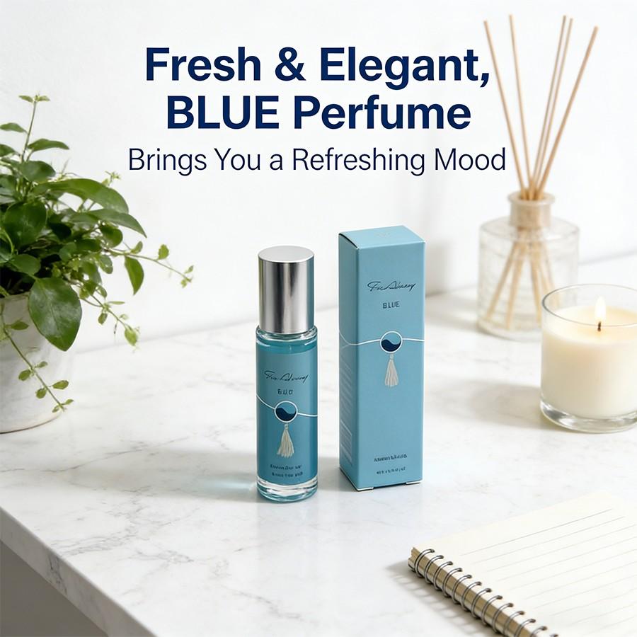 Far Away Roll-On Perfume Oil Set, 3 Scents Blue Gavarry, 10ML Portable Alcohol-Free Fragrance, Ideal for Travel and Daily Use