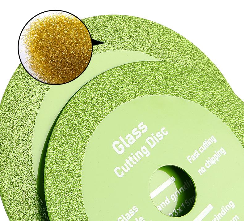 LOZLIN 3PCS/6PCS 4.5" Diamond Cutting Wheel for Glass, Tile, Marble,Ceramics - Ultra-Thin Angle Grinder Saw Blades,  - Dry Multi-Purpose Grinding Disc