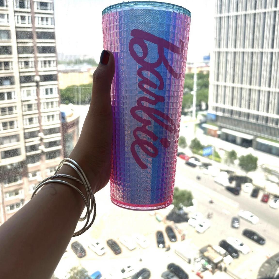 [Spring Special]Barbie Daylight Shine Series Double-Layer Straw Cup (775mL / 26oz) - Insulated, Leak-Proof, Large Capacity Drinkware Bottle Tumbler  springtok,cozyvibes