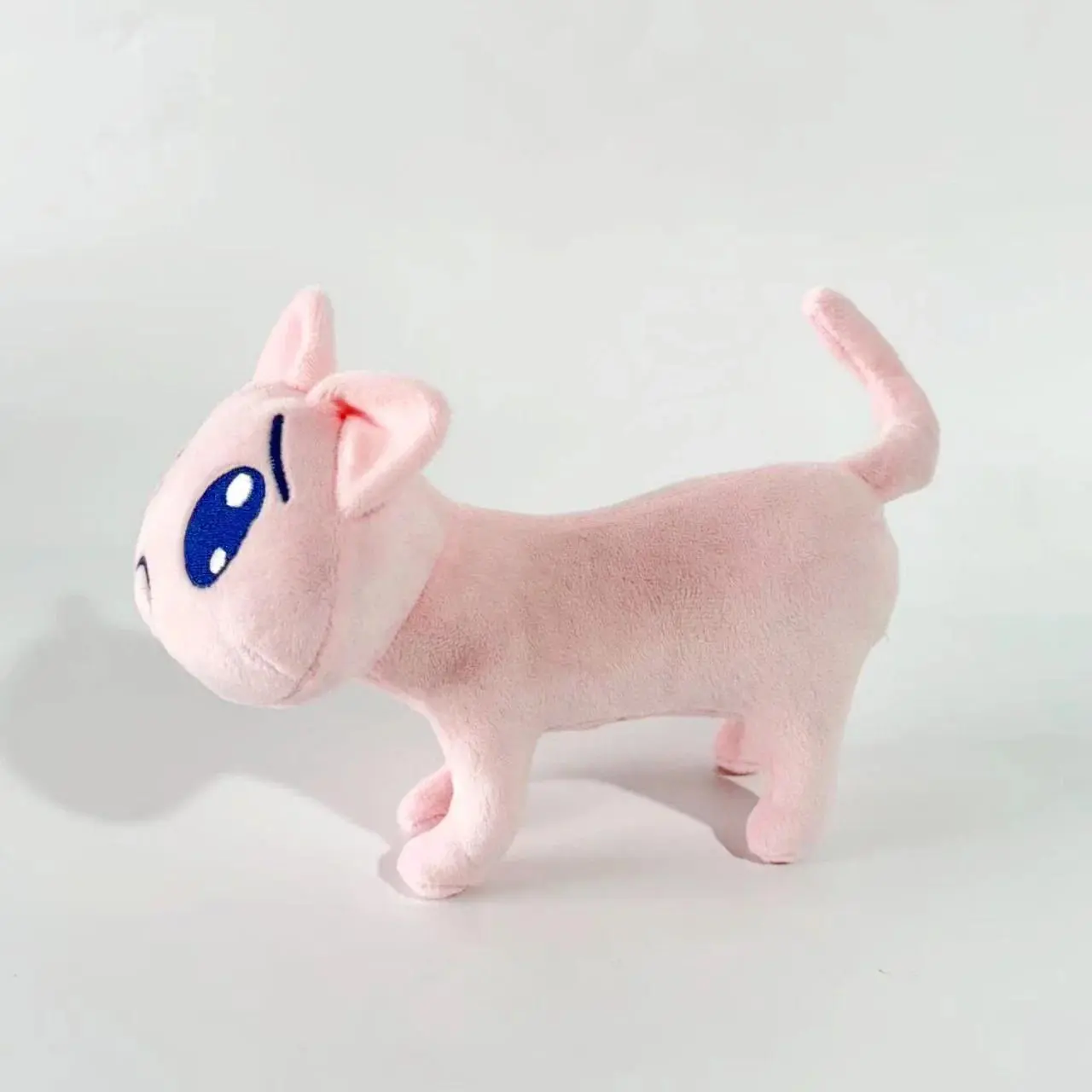 Popular super cute P cat! NEEDY GIRL Exaggerated Emoji Super Cut Angel Sauce Japanese Cute Pink Rain Doll Plush Toy