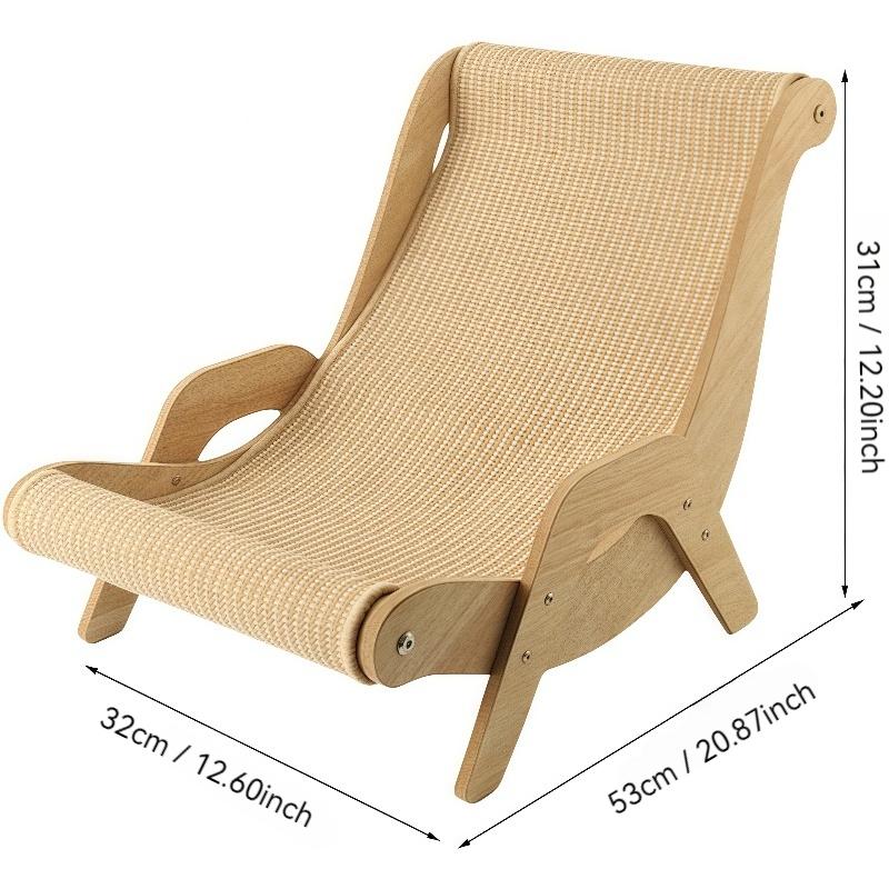 Durable Cat Scratching Post, Sisal Material, Anti-Slip Base, Pet Toy & Bed, Self-Cleaning Kitty Lounge Chair, Ideal Gift for Cats, Sisal Scratching Posts #GLOBAL PICKS