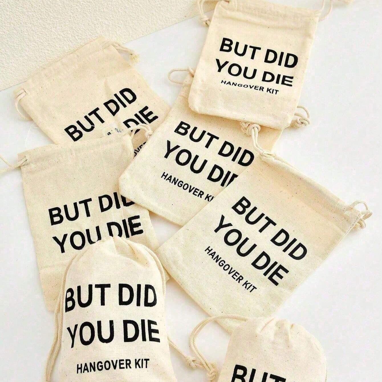 6-Piece Set Small Gift Bags, Snack Storage Pouches, Bachelorette Party Favors, Drawstring Wedding Bridal Shower Gifts