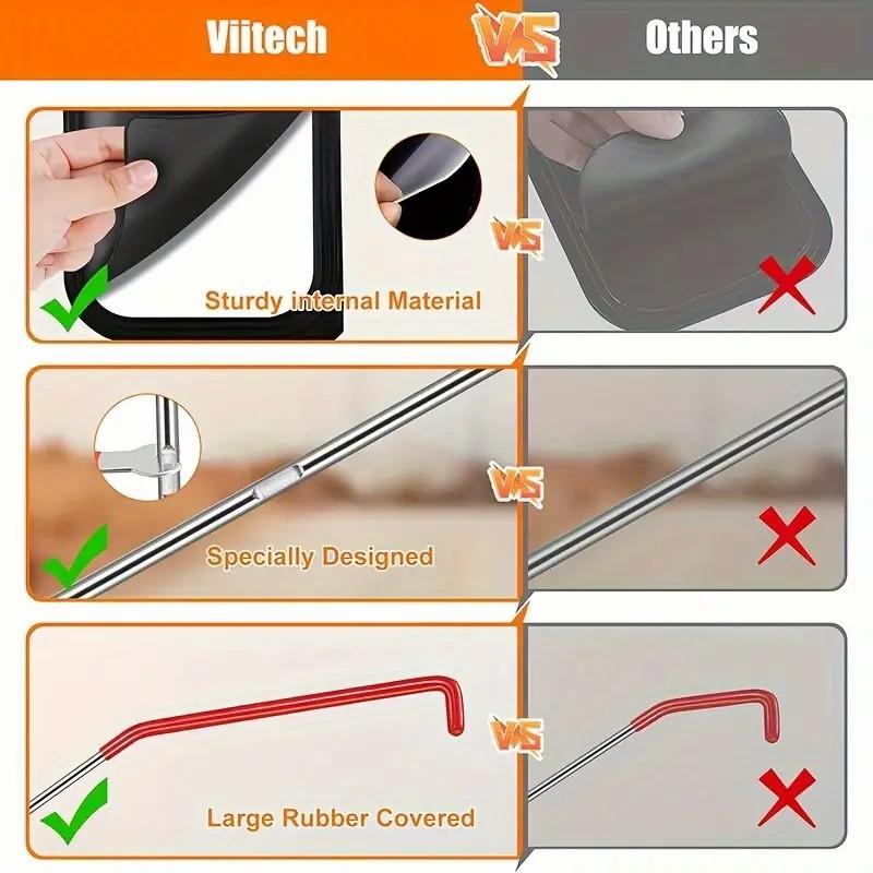 1 Set of 17 Pieces Car Kit: Roadside Emergency Kit with Long Arm Grab Bucket, Air Cushion Bag Pump, Undamaged Wedges, and Handbag - Portable Universal Car Kit