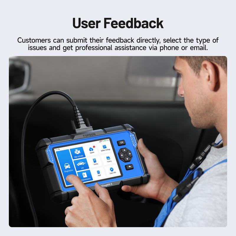 OBD2 Scanner TOPDON AD600S Scan Tool Code Reader Diagnostics Scanner ABS/SRS Car Automotive Vehicle