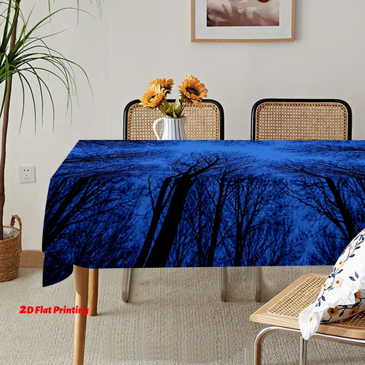 Tablecloth for Weddings and Parties, Durable Machine-Washable Fabric, Perfect for Dining and Home Decor, Easy-Clean Design
